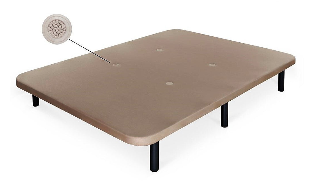 Somier Base Tapizada con 4 Patas