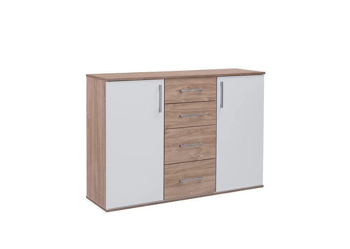 Cómoda Aparador Joana 2 Puertas y 4 Cajones