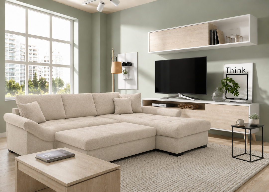 Sofá Cama Chaise Longue Mirabelle 295cm