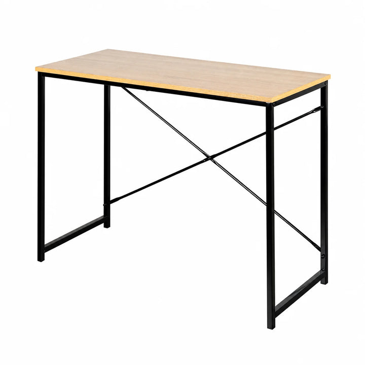 Escritorio madera y acero 100x40x70 cm BGZ1040AG