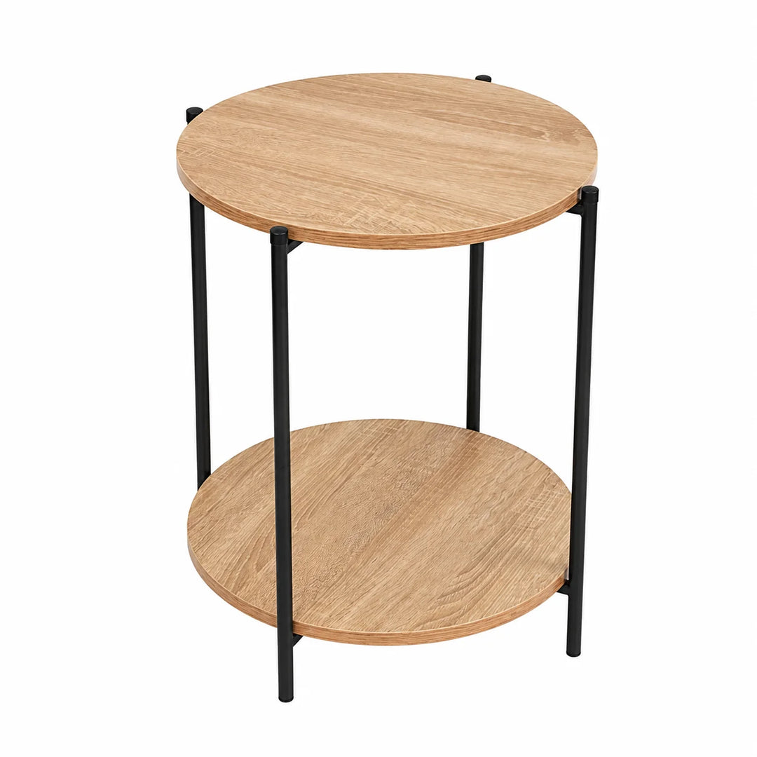 Mesa auxiliar con diseño nórdico industrial.YZ4356A