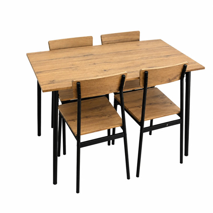 Mesa de Comedor Moderna – Diseño Industrial Escandinavo 110x70 cm