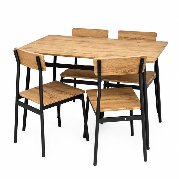 Mesa de Comedor Moderna – Diseño Industrial Escandinavo 110x70 cm