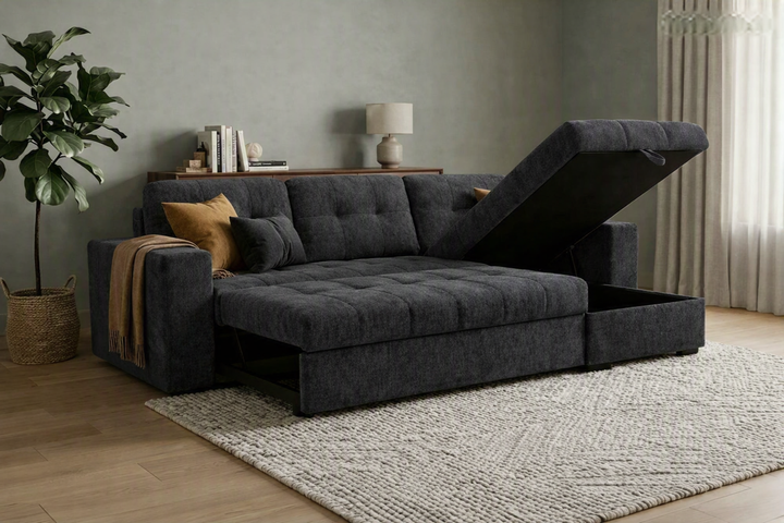 Sofa Cama Chaise Longue Reversible Hanna 247cm