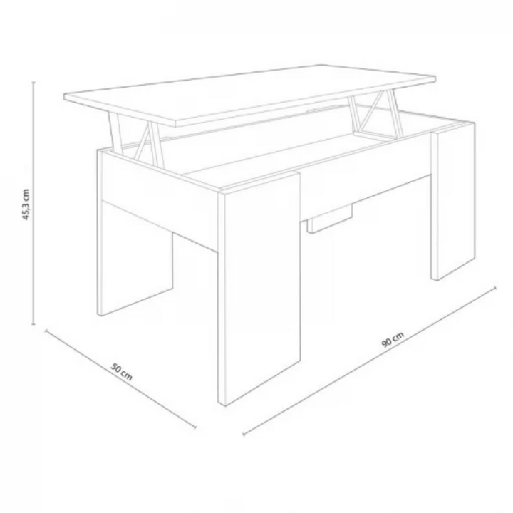 Mesa de Centro Elevable Elise.