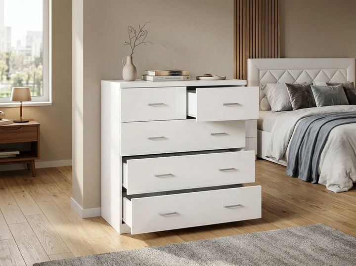 Cómoda Madera WAR 5 Cajones