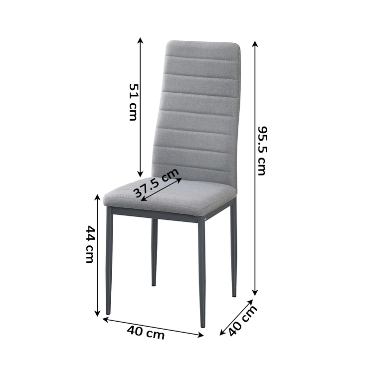 Pack Silla de Comedor C-05 en Polipiel/metal