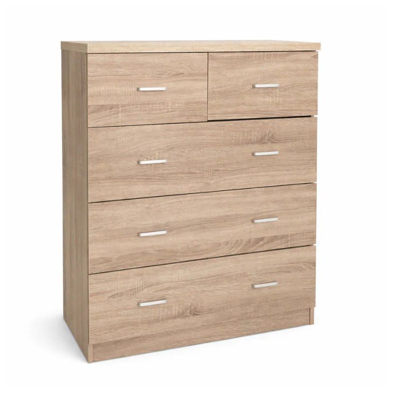 Cómoda Madera WAR 5 Cajones