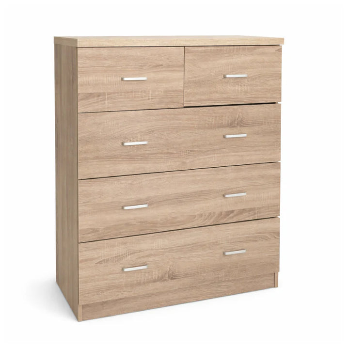 Cómoda Madera WAR 5 Cajones