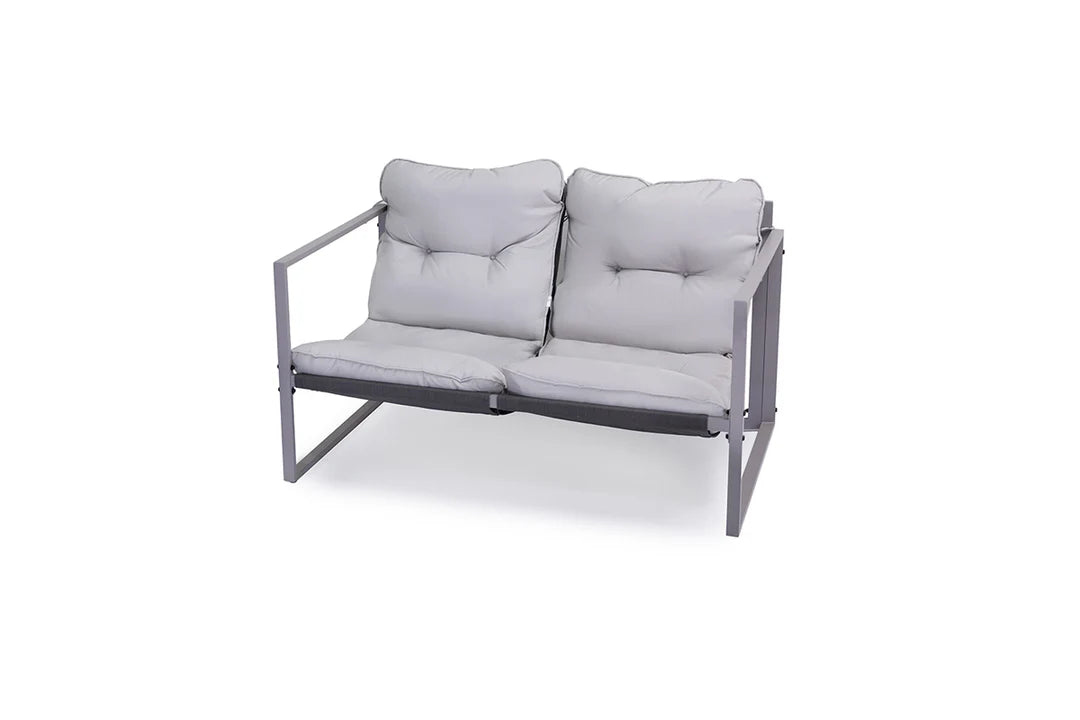 Conjunto Sofa + Mesa + 2 Sillas Roma. Muebles de Jardin y Terraza.