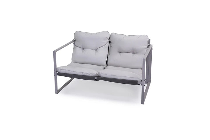 Conjunto Sofa + Mesa + 2 Sillas Roma. Muebles de Jardin y Terraza.