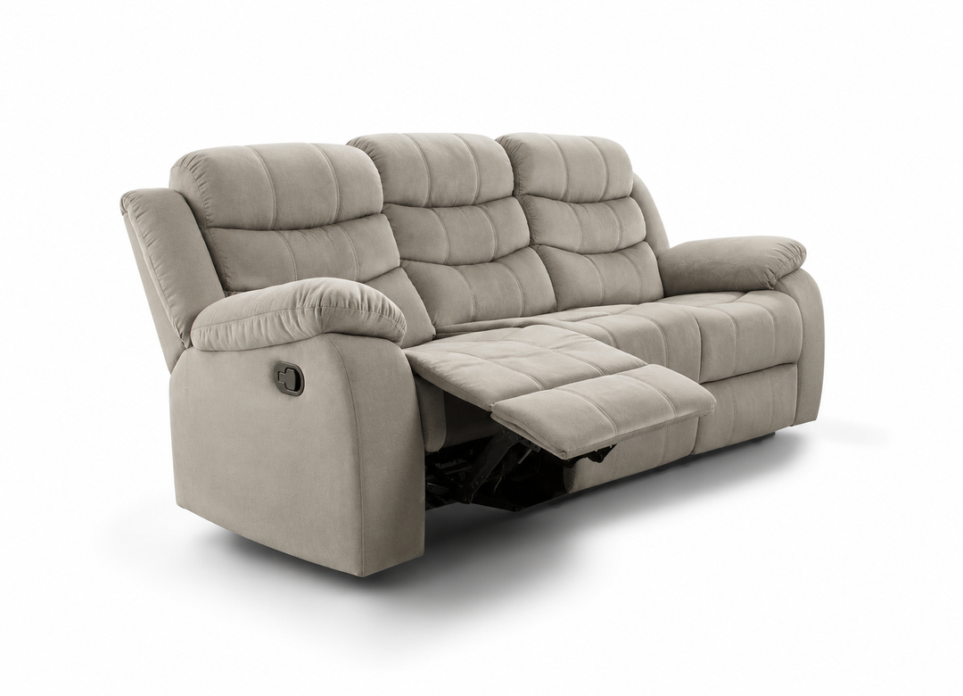 Sofa Reclinable Manual Houston 3 Plazas
