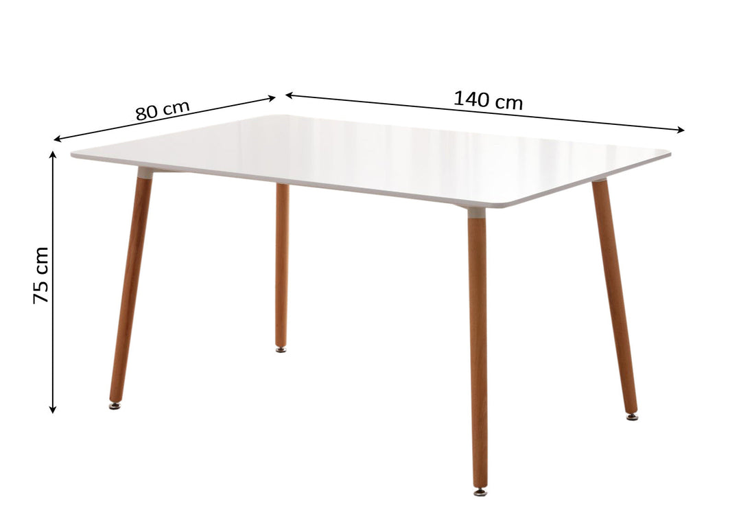 Mesa Nórdica de Comedor o Cocina Moritz M-0108