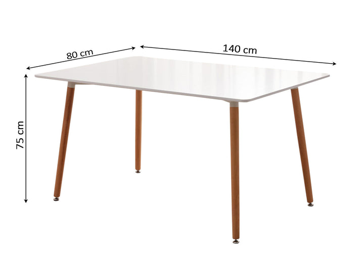 Mesa Nórdica de Comedor o Cocina Moritz M-0108