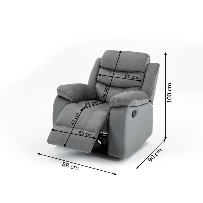 Sillon Reclinable Manual Houston 1 Plaza
