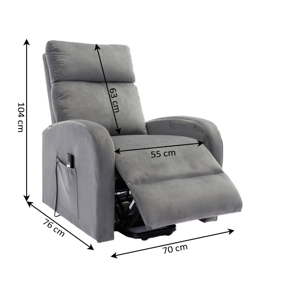 Sillón Reclinable Electrónico Irene 1 Plaza