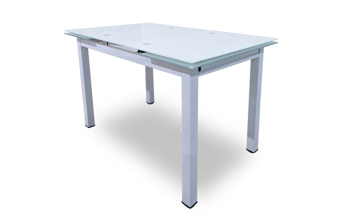 Mesa De Cristal Completa Extensible Con 6 Sillas Modelo DT58.