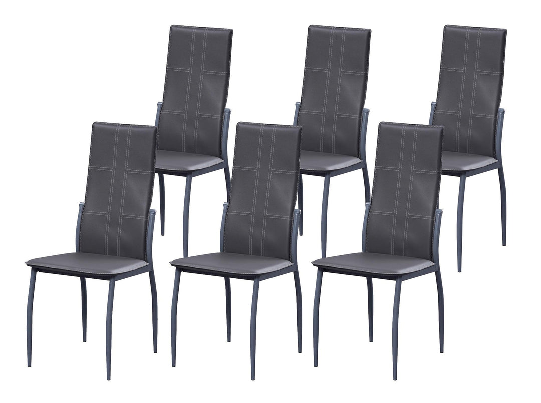 Pack Silla de Comedor C-01 en Polipiel/Metal.