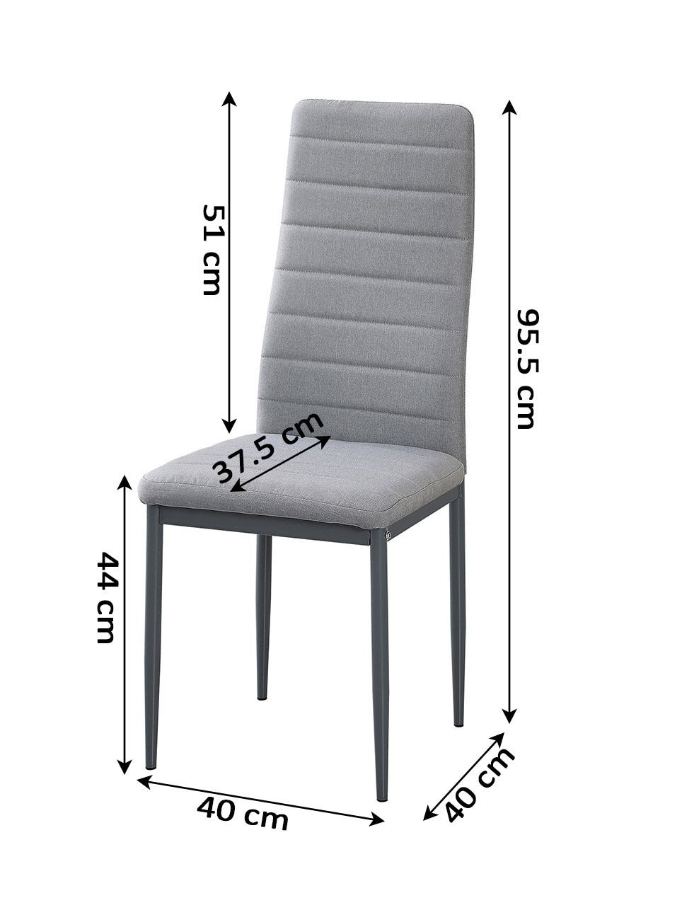 Pack Silla de Comedor C-05 en Polipiel/metal.