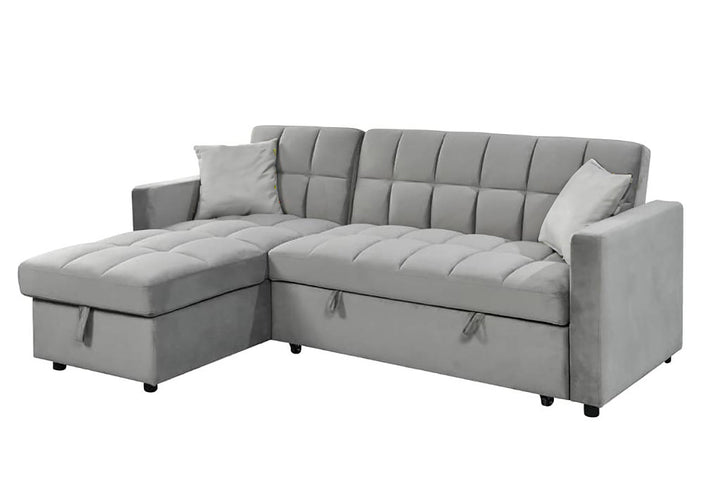 Sofá Cama Chaise Longue Kris 210cm Negro
