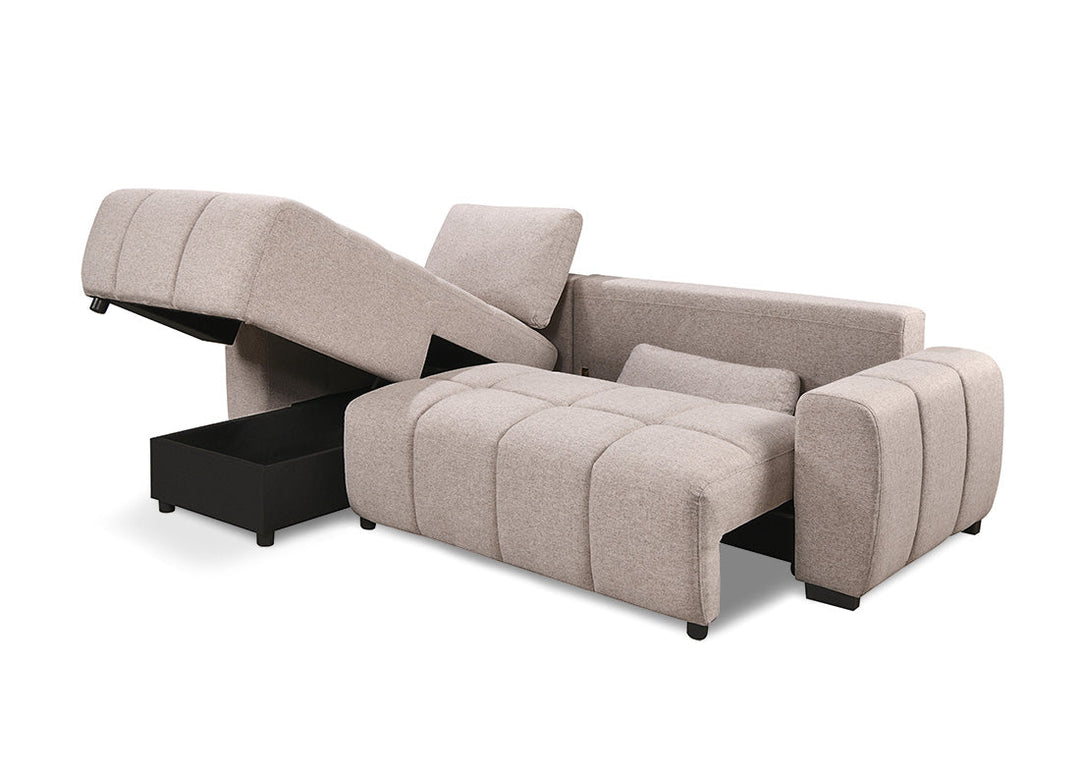 Sofa Cama Chaise Longue con Arcon Nuvola