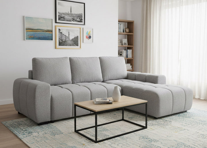 Sofa Cama Chaise Longue con Arcon Nuvola