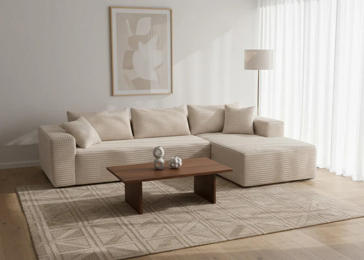 Sofa Chaise Longue Modular Angel 282cm.