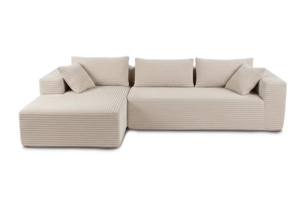 Sofa Chaise Longue Modular Angel 282cm.