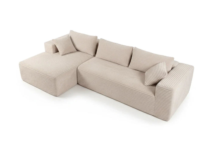 Sofa Chaise Longue Modular Angel 282cm.