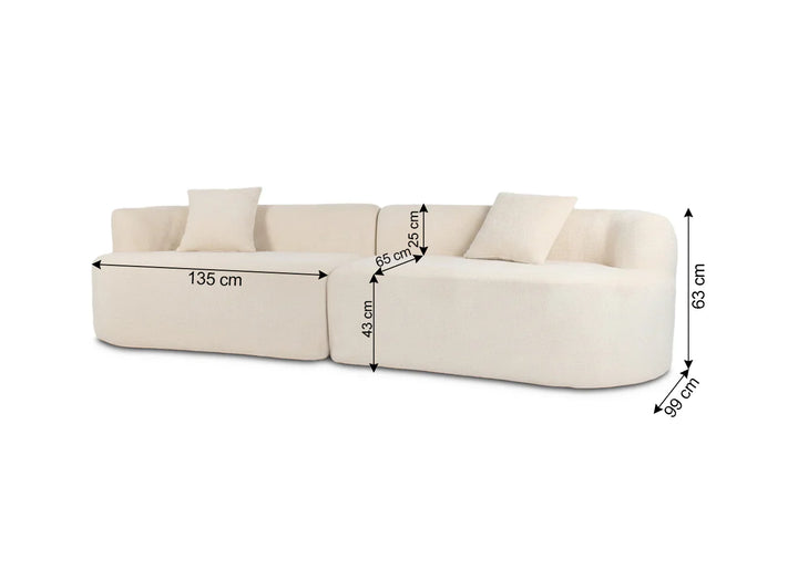 Sofa Modular Fire 135cm.