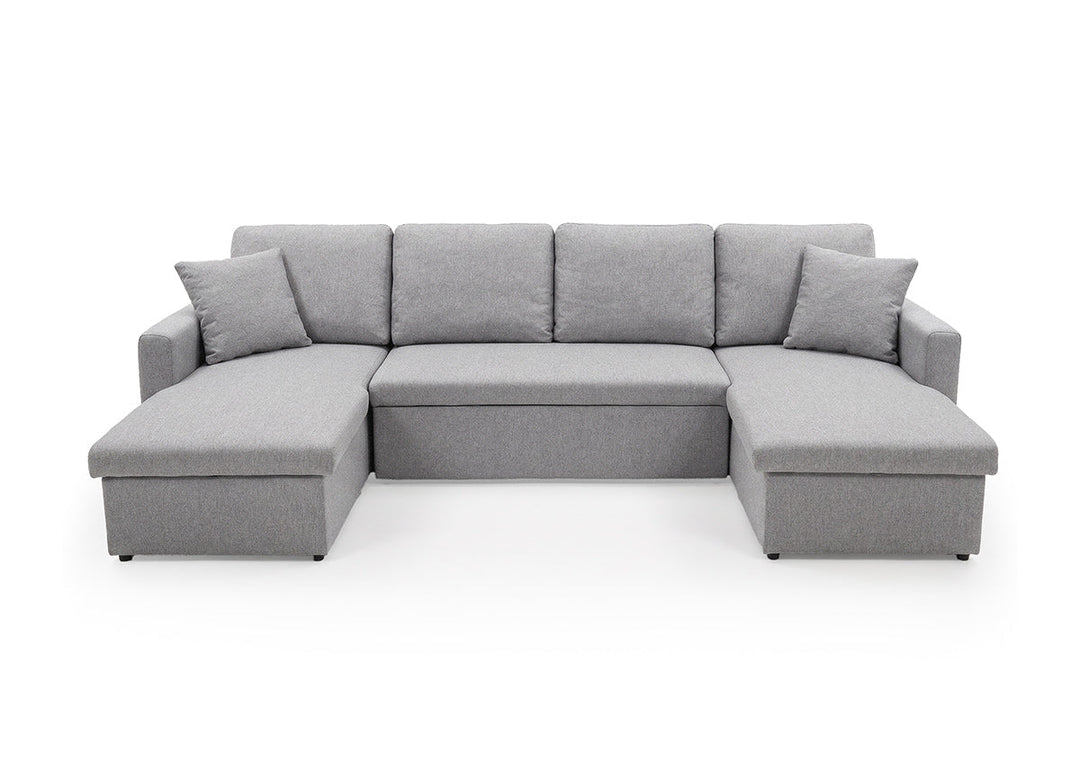 Sofá Doble Chaise Longue Nora, con Arcón 287cm
