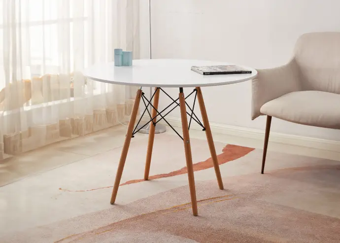 Mesa Redonda Nordica 100cm. Comedor o Cocina 